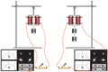 A physical experiment with an electromagnet